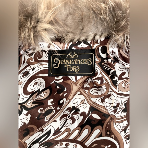 Stunning!💎sheared beaver&fox fur collar    jacket✨vintage✨but looks brand new! - Picture 3 of 7